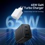 Vention Cargador de Pared GaN FERB0-EU 65W con 2xUSB-C y 1xUSB-A